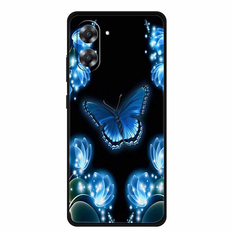 Чехол для OPPO OnePlus Nord CE5 Крутые Животные Волк Мягкий Силикон ТПУ Чехол для Телефона для CPH2719 Свежие Цветы Ударопрочный Чехол 6.77"