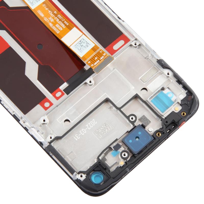 Для Realme 9i 4G/Oppo A96 4G ЖК-экран и тачскрин в сборе класса OEM S+Рамка Запчасть для телефона (Без логотипа)