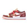 Jordan Air Jordan 1 Винтажные Баскетбольные Кроссовки Унисекс Низкие Красно-Бело-Золотые DC0774-182(Команда889-)