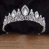 Барочные великолепные хрустальные свадебные тиары королевская королева невеста корона украшения для волос принцесса выпускной свадебный головной убор аксессуары