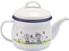 Snoopy Greenfield Enamel Teapot (with Strainer) 540ml SNJ-2406