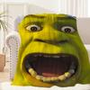 Мультяшное S-ShrekS Милое Забавное Одеяло Плюшевый Коврик для Дивана Напольный Коврик для Гостиной Теплый Офис Спальня День Рождения Дом Путешествия Детские Подарки
