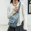 Soft Leather Chest Bag Women Crossbody Bag Single Shoulder Bag