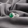 Украшения из зеленого оникса, Кольцо из серебра ручной работы, Ювелирные изделия из серебра 925 пробы, Дизайнерское кольцо с ониксом в подарок бабушке