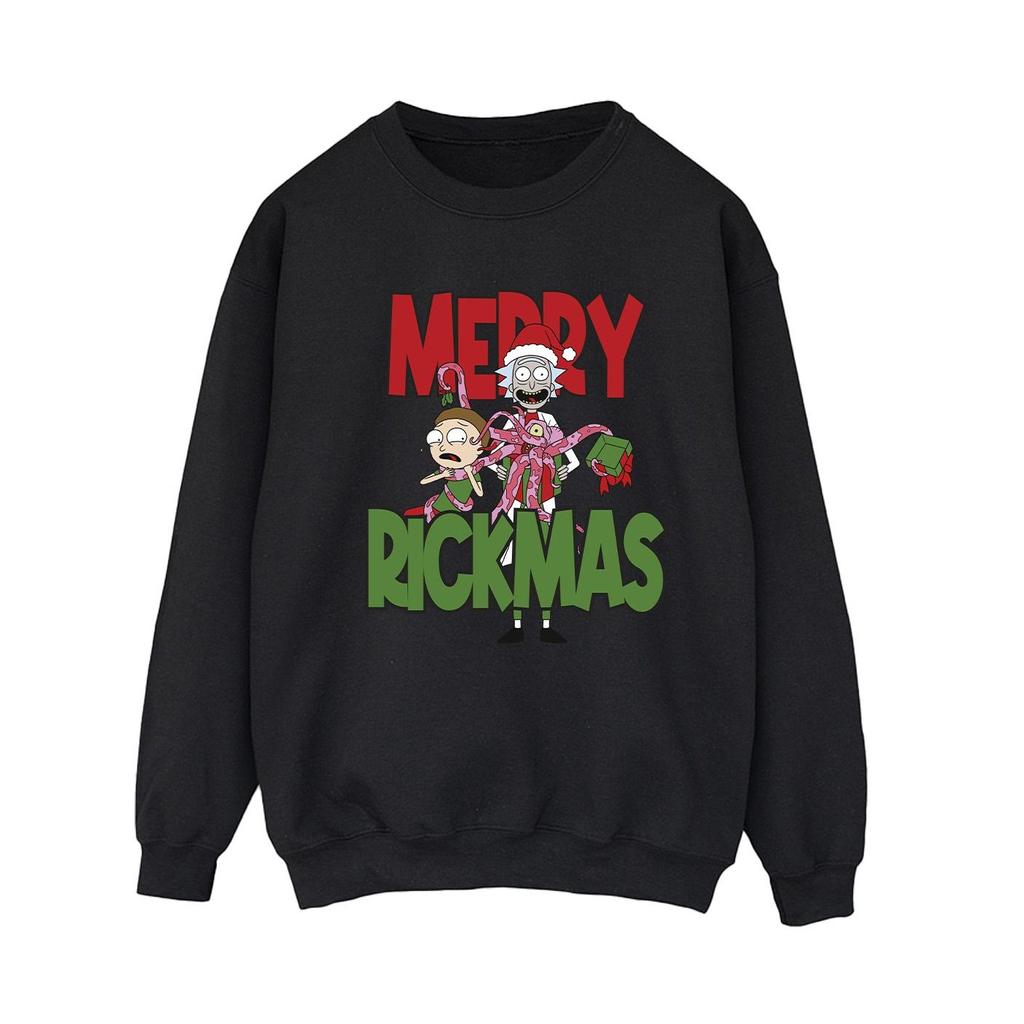 Rick And Morty Womens/Ladies Merry Rickmas Sweatshirt