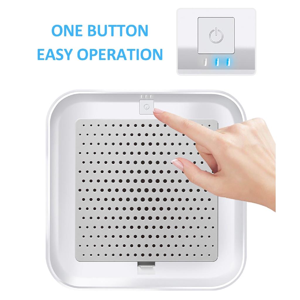 Air Purifier UV Lamp Steriliser Box Home HEPA Filter Formaldehyde PM2.5 Odor Air Purifier Air Cleaner Desktop And Germicidal Light