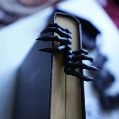 Закладка-уголок «Рука дьявола», маркер, закладки для чтения, лапа дьявола, Хэллоуин, украшения для дома, рабочего стола, сувенир