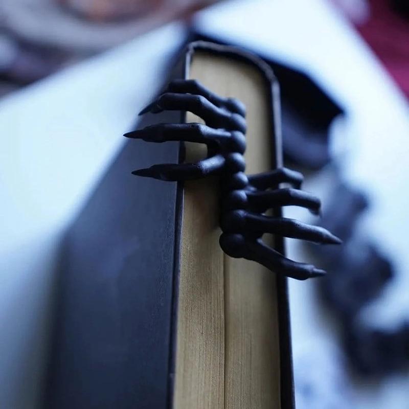 Новая закладка «Рука Дьявола» Угловой маркер Закладки для книг «Лапа Дьявола» Хэллоуин Домашний Настольный Декор Украшения Подарок