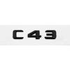 3D Car Tail Letter Stickers Badge for Mercedes Benz C Class C32 C36 C43 C55 C63 C180 C200 C220 C230 Auto Rear Trunk Emblem ZC2
