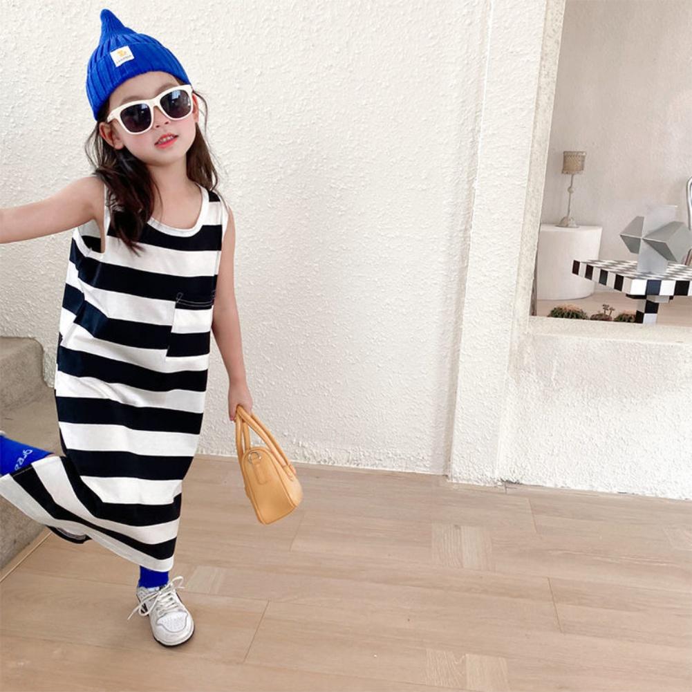 Платье для девочек, жилет принцессы, юбка, удобное летнее детское платье