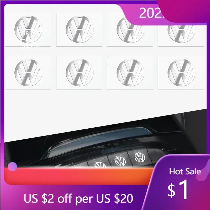 Для VW Горячее 2025 Новый B6 Для Volkswagen 2/5/10 шт. Металлические наклейки с логотипом автомобиля Декоративный значок Для Volkswagen GOLF 5 Tiguan Polo Golf 6