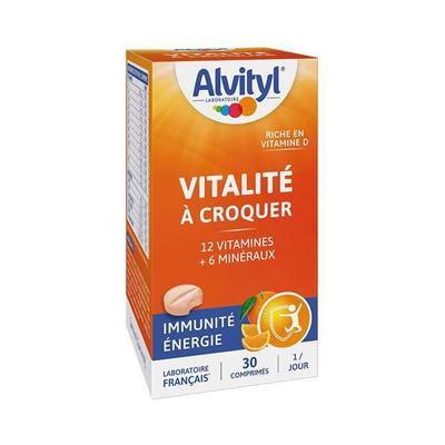 Alvityl Vitalité à croquer Взрослый, вкус апельсина - 30 таблеток