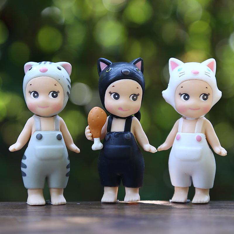 Мультяшный ангел Сонни фигурка кукла в стиле кошки украшение для рабочего стола коллекционные подарки