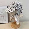 Retro Scarf Peaked Cap Floral Triangle Headscarf Hat Driving Y2K Headscarf Baseball Hat  Streetwear