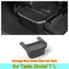 for Tesla Model YL Accessories 2026 Rear Seat Storage Organizer Box Under Air Vent Cover Trash Can Tissue Holder Tray Y L 2025