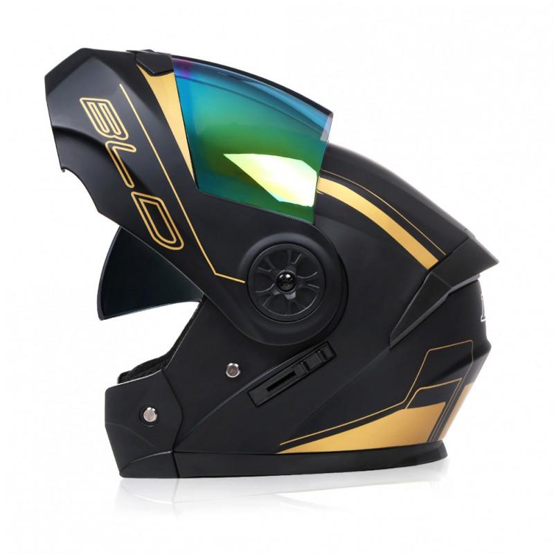 Modular Flip-Up Motorcycle Helmet With Dual Visors All-Season Riding Street Touring Commuting