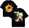 Футболка для любителей аниме Soul Eater Харадзюку Хлопок Новая Модель Уличная Мода Ретро Оверсайз Унисекс Горячий Товар Мягкая Дышащая