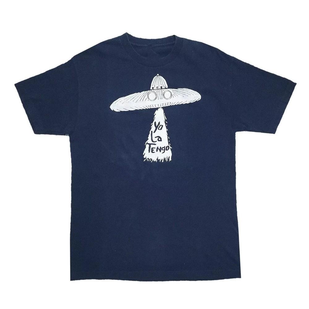 Винтажная Музыкальная Группа Yo La Tengo S to 5XL Черная Классическая Футболка TU383 Унисекс Футболка