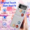 Модный тонкий кожаный чехол с защитой от царапин и цветов для Samsung Galaxy Z Flip4 5g Flip 4 Zflip4, аксессуары для телефонов для Samsung Flip4