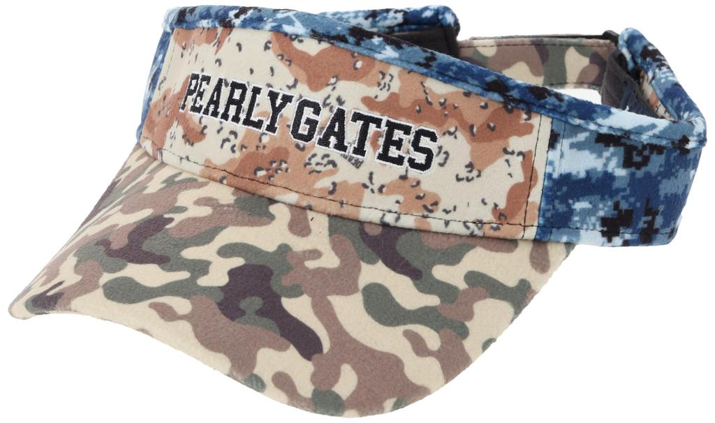 [PEARLY GATES] Unisex visor with earmuffs, multi-camo pattern VISOR UNISEX  053-3287108 181Multicolor FR