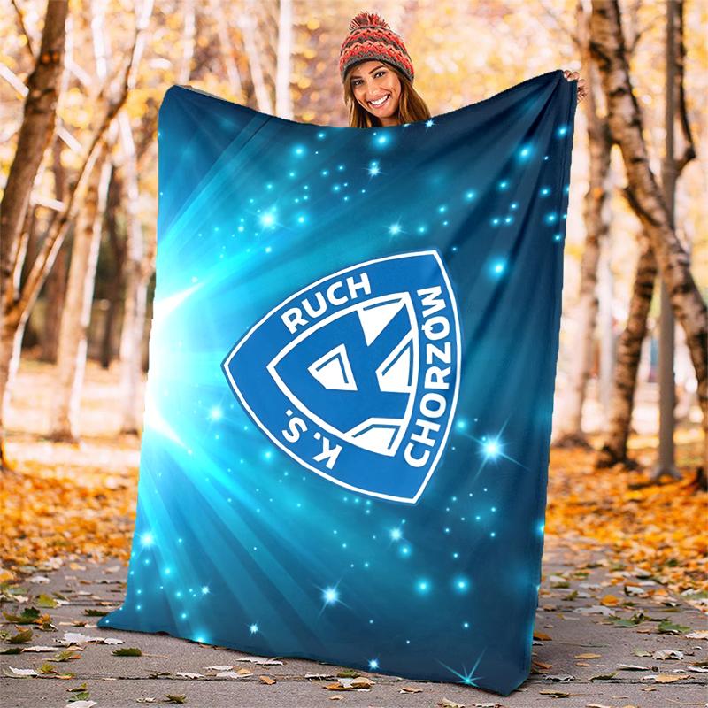 Chorzów Flannel Blanket Soft All-Season Throw, Design for Camping, Car Travel, Hiking Sofa, Bed, Office Perfect Gift for Parties