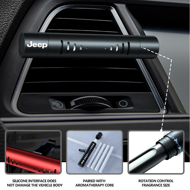 AIB3 Car Air Vent Perfume Car Air Freshener Flavoring Smell Aroma For Jeep Cherokee Wrangler JK Gladiator Compass Renegade Patriot