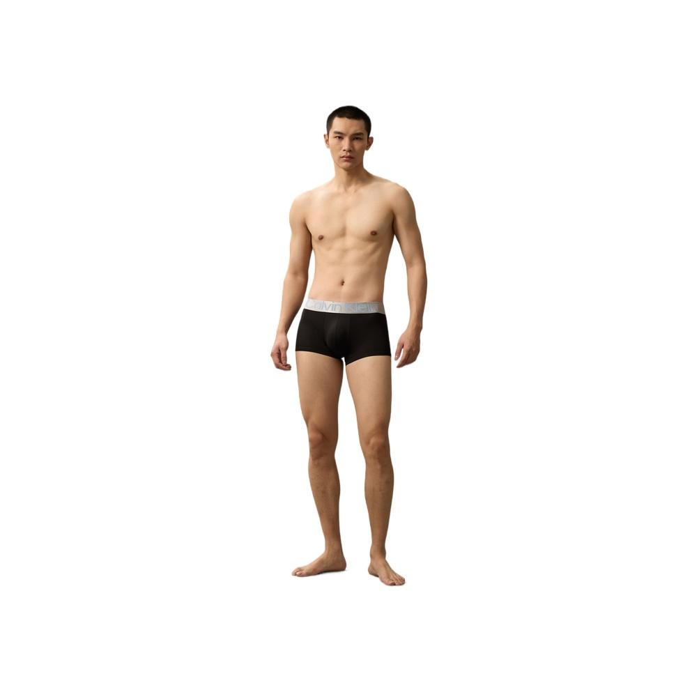 Calvin Klein Жаккардовые боксеры-брифы с низкой посадкой, легкие, предотвращающие натирание, 3 штуки, мужское нижнее белье, космически-черные NB3074O-1