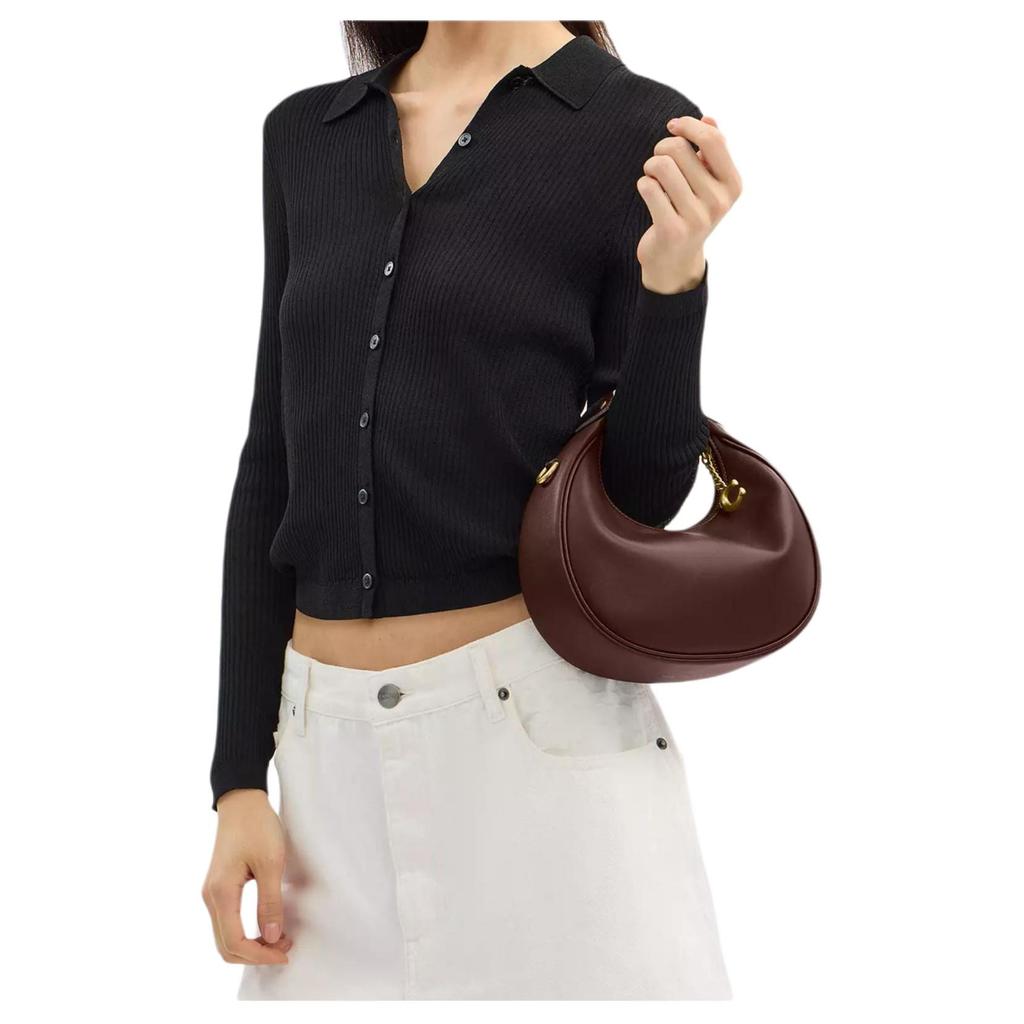 COACH JONIE Leather Shoulder Bag, Crossbody Bag, Handbag Small Women's Brown CBG16-B4MPL