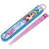 Chopsticks Chopstick Box Set Lunch Box Antibacterial Treatment Boys Girls Easy To Open Sliding Type Made In Japan Disney Ariel 24 ABS2AMAG