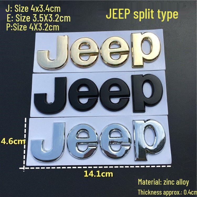 3D Металлическая наклейка-эмблема для Jeep Compass и Wrangler