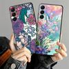 Мультяшный цветочный чехол для Samsung Galaxy A25 A16 A06 A53 A17 A05 A52 A36 A23 A73 A51 A37 A55 A57 A15 Чехол для телефона A41 A50 A13 A70