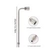 1Pcs Stainless Steel Pressure Washer Extension Rod  for Home Car Cleaning