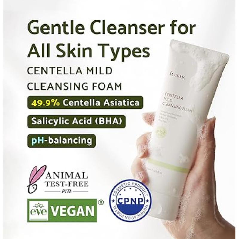 iUNIK Centella Mild Cleansing Foam (120ml)