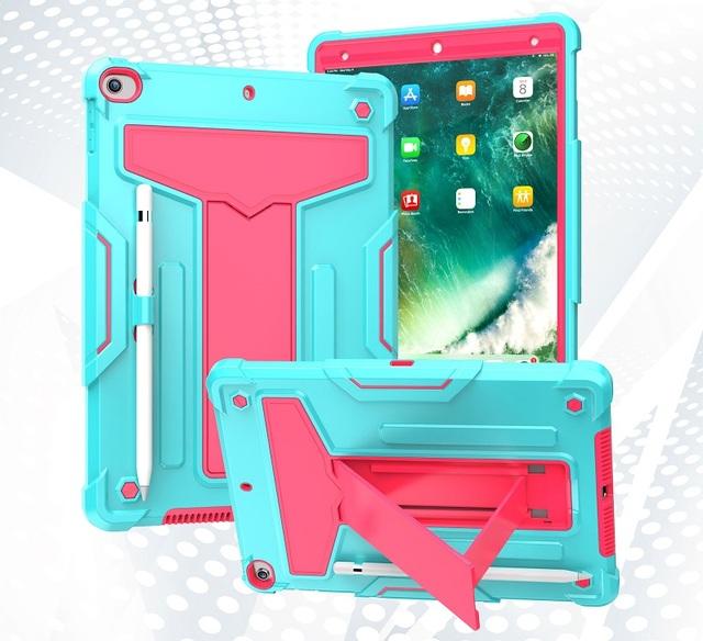 Чехол для iPad 10,2, 7, 8, 9 поколения, детский чехол для iPad 10,2 2019, 2020, 2021 Pro 10,5 Air3, сверхпрочный противоударный чехол с подставкой