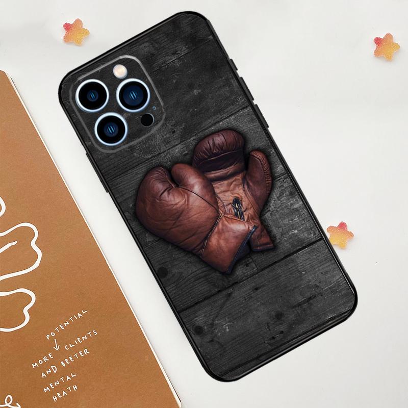 Чехол для телефона с изображением бокса для iPhone 17 Pro Max 11 14 15 16 Pro Max 12 13 mini 16 Plus 16e 17 Air Funda