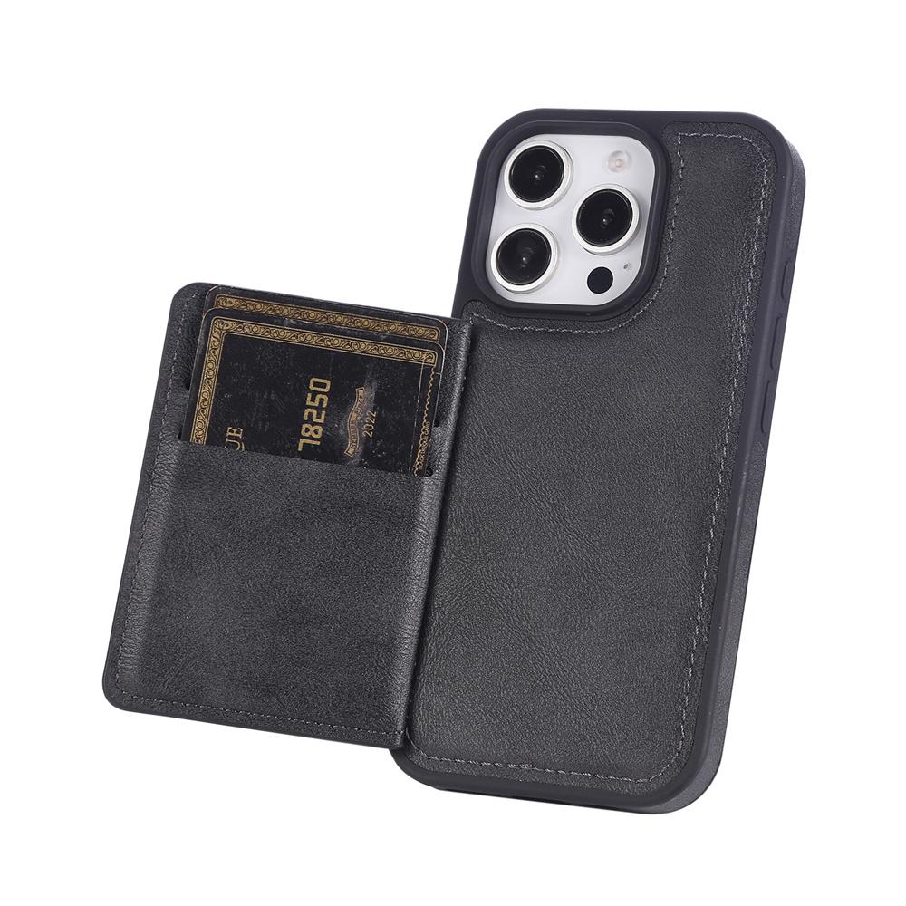 GoesCare Кожаный чехол-книжка для 17 Air 16 15 Pro Max 14 Plus 13 12 11 Магнитный кошелек Сумка для карт Подставка Задняя крышка