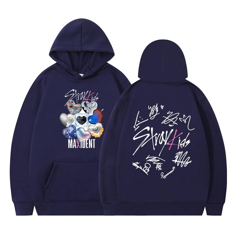 Stray Kids Tour Merch Hoodie Unisex Oversized Cotton Blend Sweatshirt Teens Fall Winter Streetwear