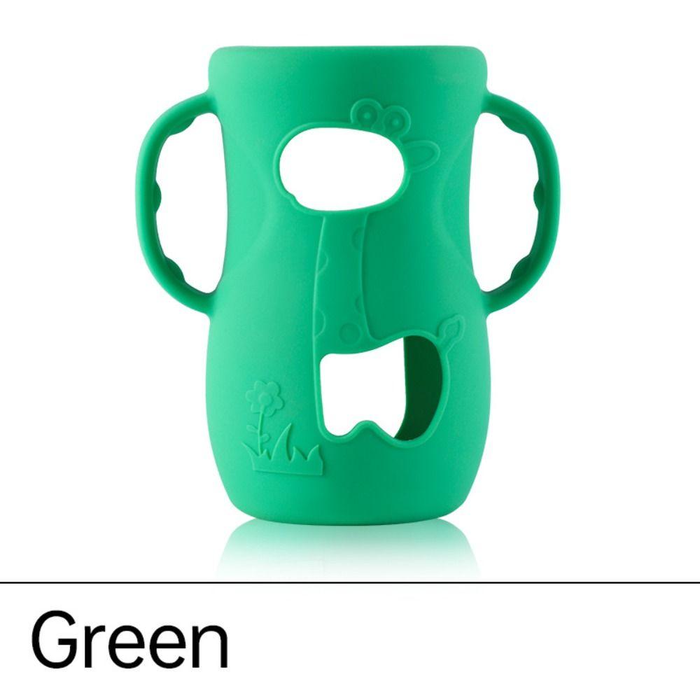 С ручками чехол для детской бутылочки противоударный держатель для детской бутылочки портативные силиконовые рукава кормление