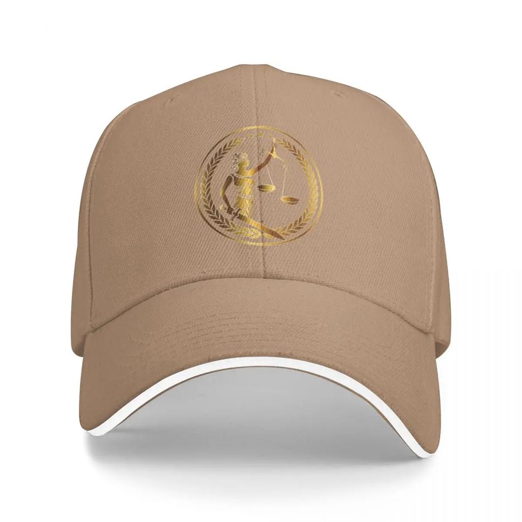 lady justice Logo. Baseball Cap fun hats Snap Back Hat Dropshipping fishing hat Women's Hats 2025 Men's