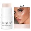 JULYSTAR Универсальный макияж-стик Кремовые румяна Хайлайтер и Контур Блеск Матовый Сияние лица Оттенок для щек Косметика