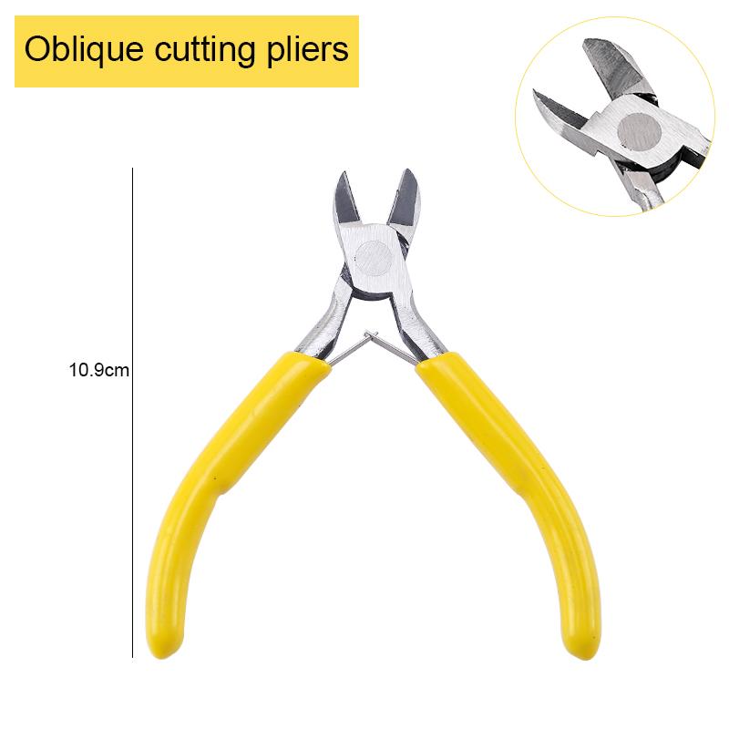 Плоскогубцы из нержавеющей стали для ювелирных изделий, плоскогубцы с острыми и круглыми губками, а также кусачки для изготовления ювелирных изделий, бисероплетения, ремонта и ремонта
