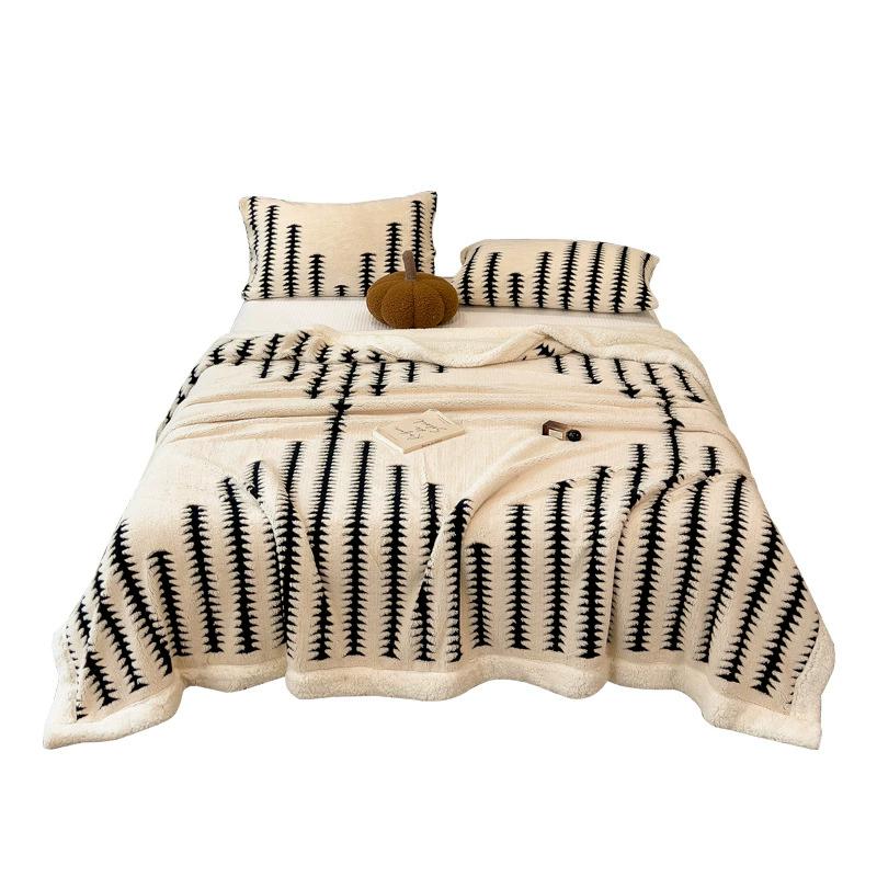 Утолщенное Теплое Фланелевое Одеяло Супер Мягкое Пушистое Одеяло Квин Односпальное Двуспальное Уютное Приятное к Коже Многофункциональное Одеяло для Сна