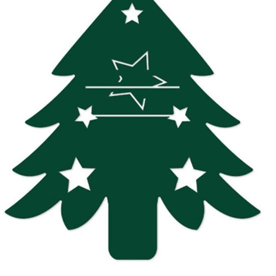 6/12Pcs Christmas Tree Cutlery Holder Bag Spoon Fork Dinner Flatware Cover