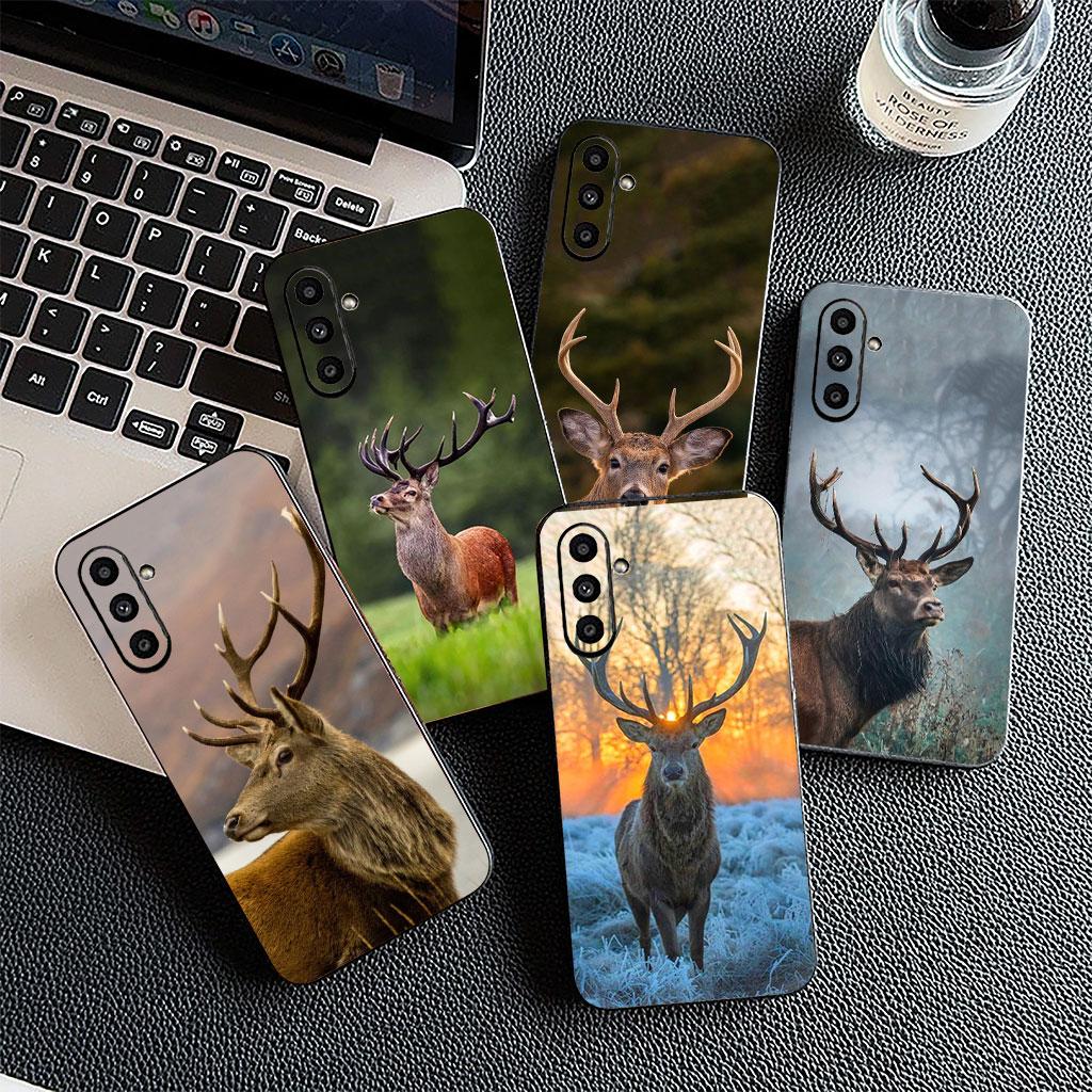 Soft Cover for Xiaomi Redmi Note 12 11 10 Pro 10A 10C 12C 14C A4 Note12 5G Coque Phone Case Deer Wild Hunting Buck