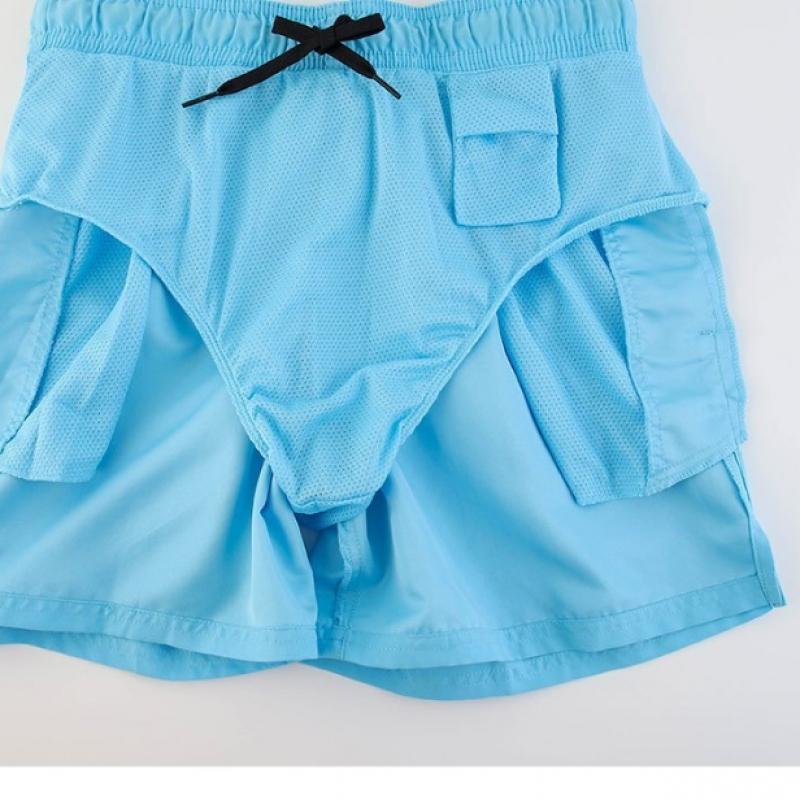 Nike Swim Mens Essentials 5 Inch Bali Shorts Nessa560 Aquarious Blue