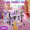 486 шт. Подружки Двухэтажный Звездный Кролик Автобус Строительные блоки Игрушки STEM Кирпичики Фигурки Цветок Игрушки на Рождество для девочек