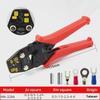 Многофункциональные клещи-обжимные клещи с храповым механизмом для электриков из Тайваня для неизолированных клемм и медных зажимов.