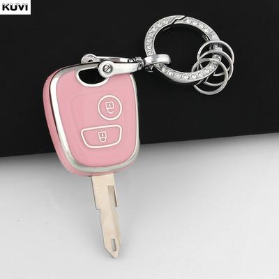 Чехол-брелок из ТПУ для автомобильного ключа Peugeot 106 107 206 207 307 Citroen C1 C2 C3 C4 Xsara Picasso Брелок для Toyota Aygo Защитный чехол для ключа