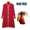 Костюм для косплея Луффи из фильма One Piece в реальной жизни, красный плащ, Хэллоуин, ролевая игра