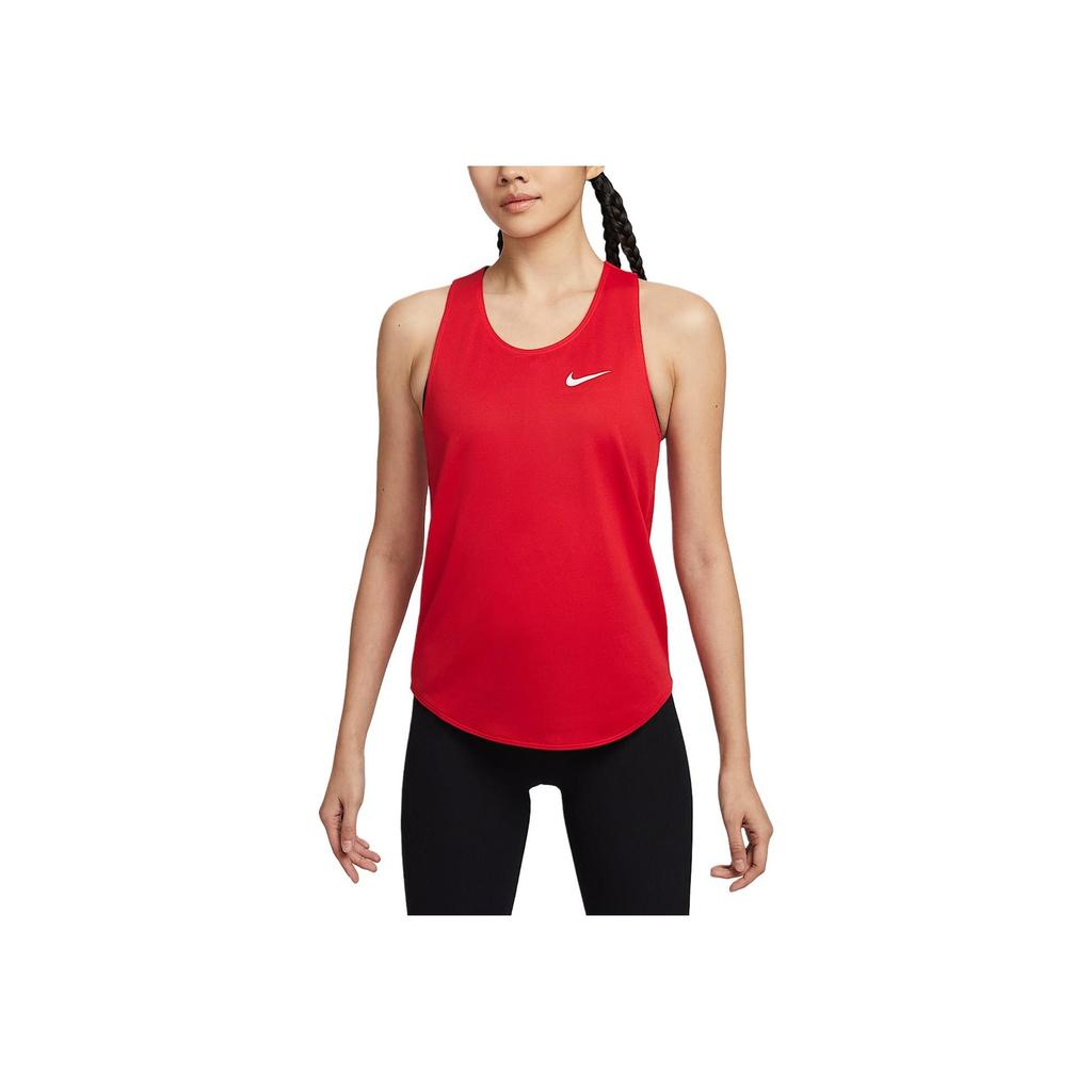 Nike Dri-Fit Сток Быстрый Удобный Дышащий Влагоотводящий Майка Женские топы Университетский красный IB8751-657